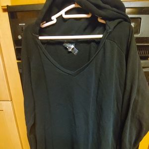 Torrid black hoodie skull and bones pullover 3xl